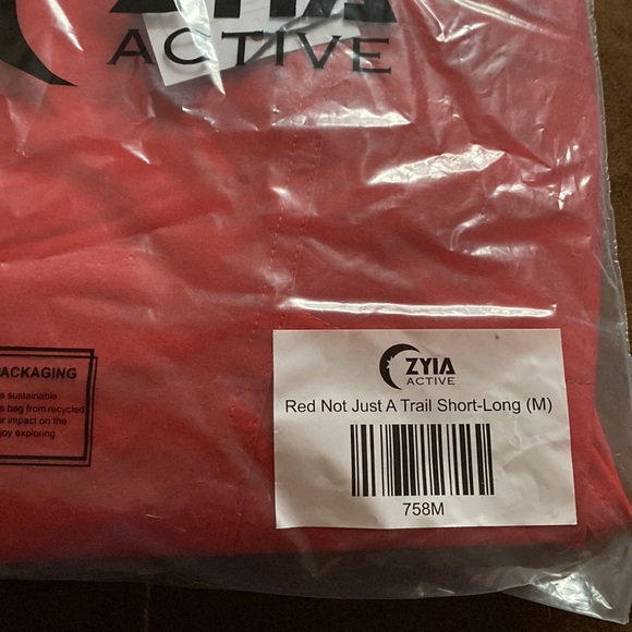 Red Not Just a Trail Short-Long - Picture 3 of 3